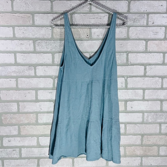 Show Me Your MuMu Emme Tank Mini Dress in Blue Sea Size S - Picture 6 of 10